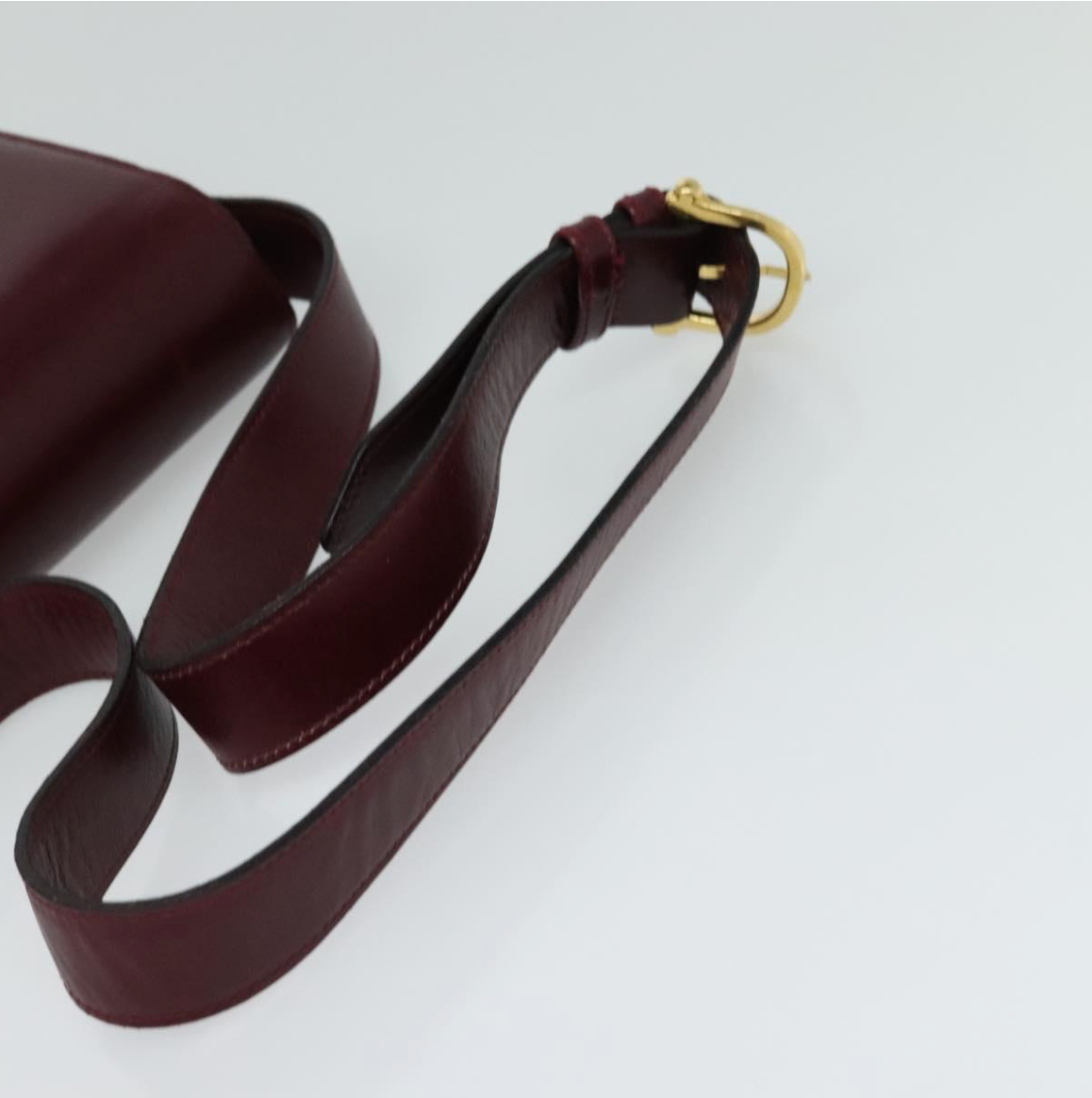 Céline Shoulder Bag en piel roja