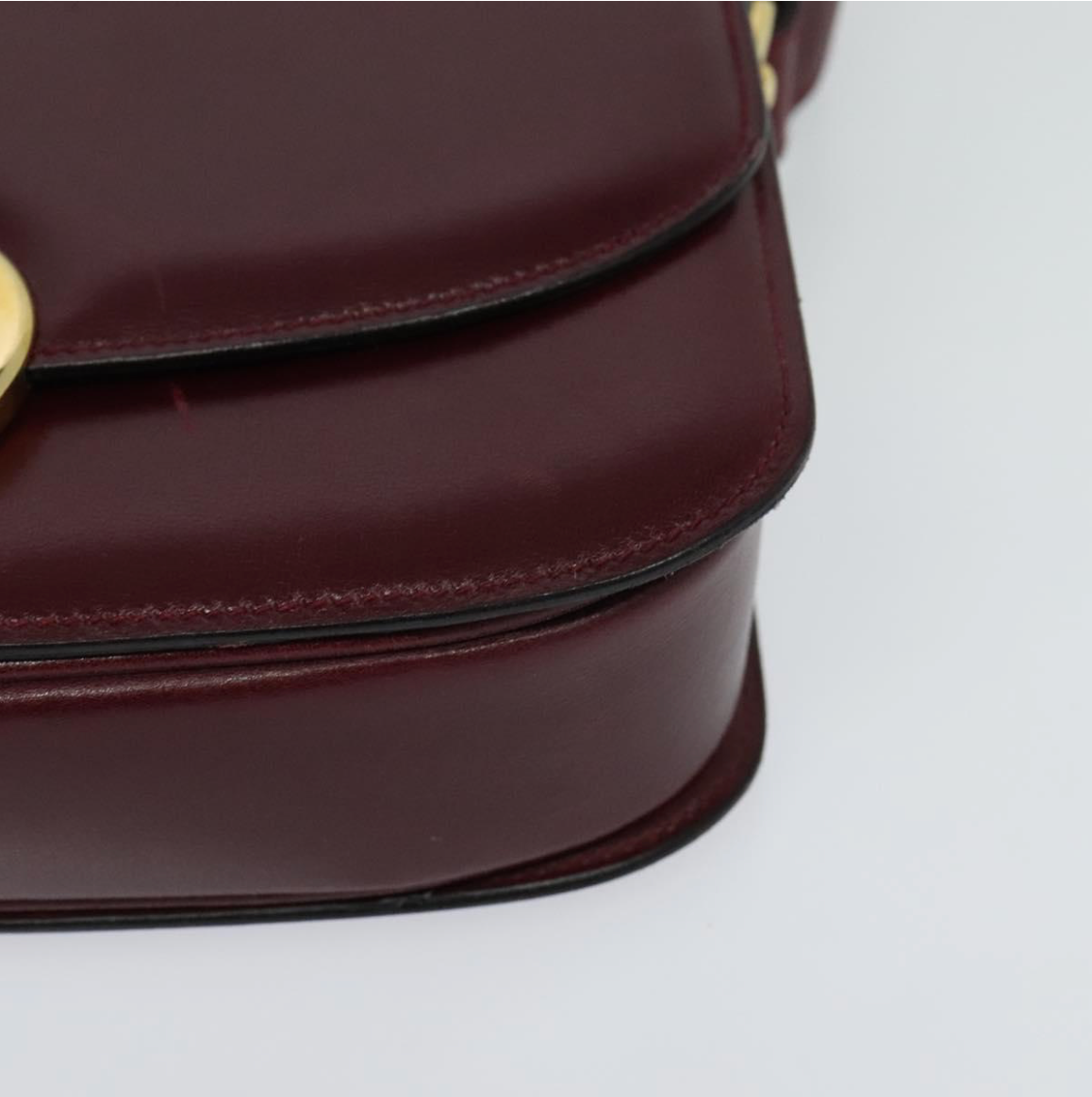 Céline Shoulder Bag en piel roja
