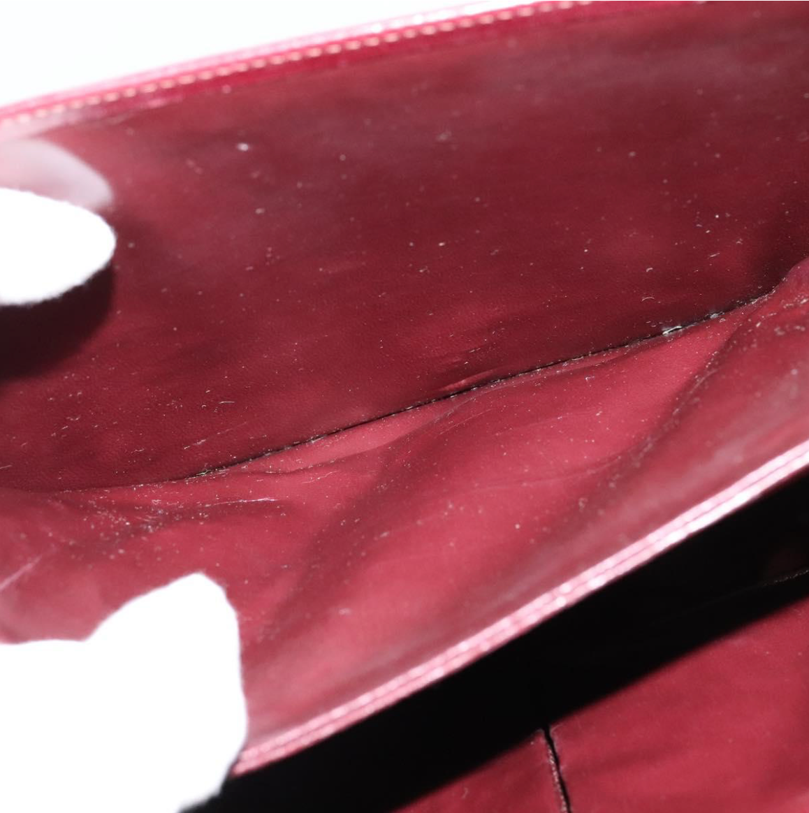 Céline Shoulder Bag en piel roja