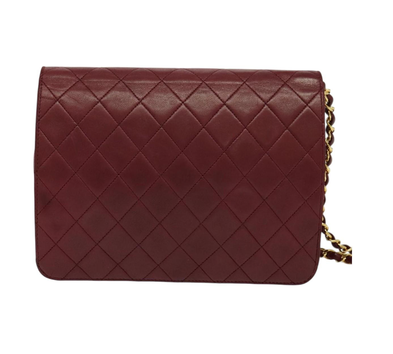 Chanel Flap Bag Burdeos