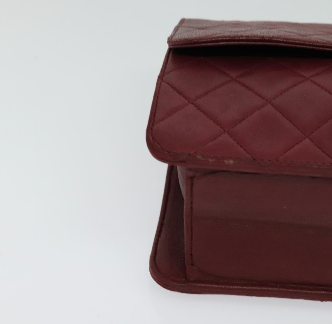 Chanel Flap Bag Burdeos