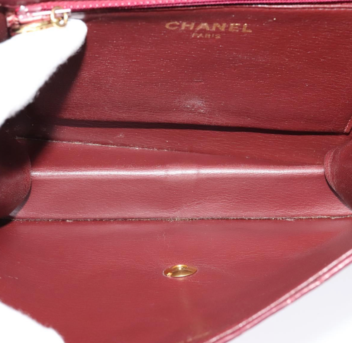 Chanel Flap Bag Burdeos