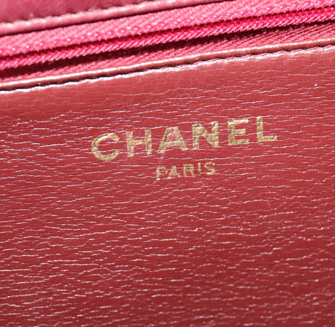 Chanel Flap Bag Burdeos