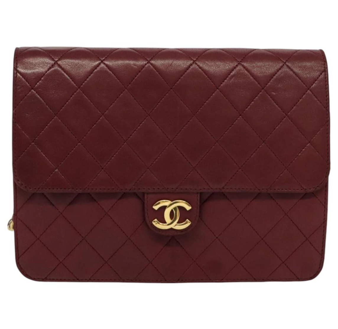Chanel Flap Bag Burdeos