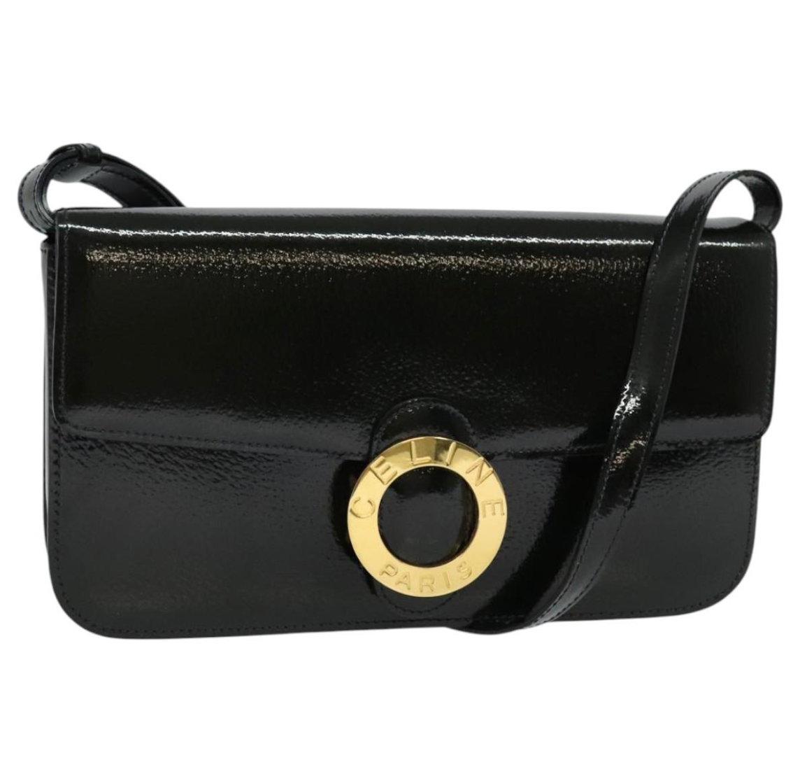 Céline Macadam Negro baguette