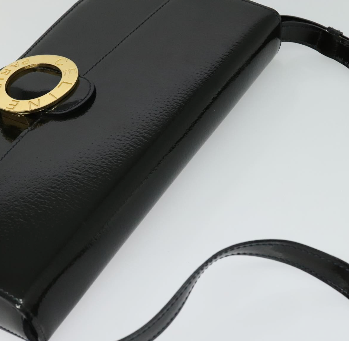 Céline Macadam Negro baguette