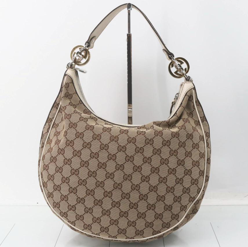 Gucci GG Twins Interlocking Hobo