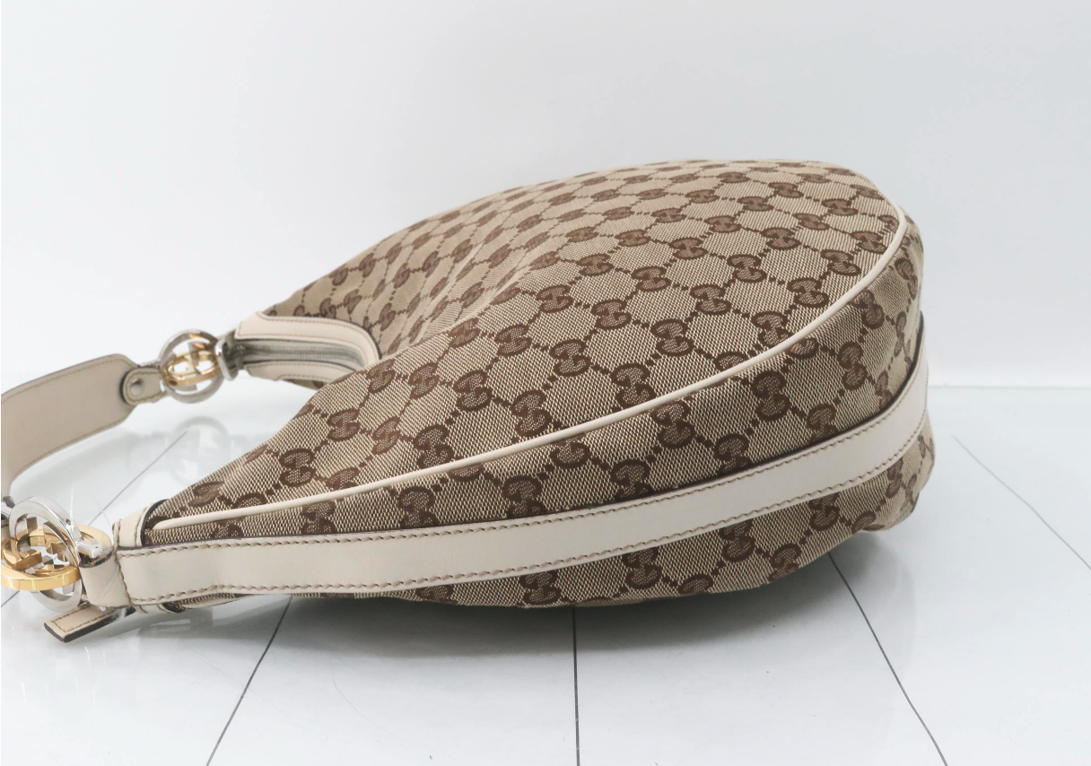 Gucci GG Twins Interlocking Hobo