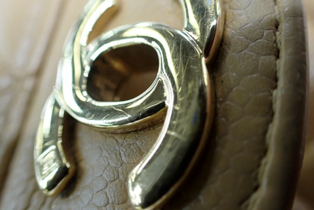 Chanel Timeless 25 Beige Caviar Skin Double Chain