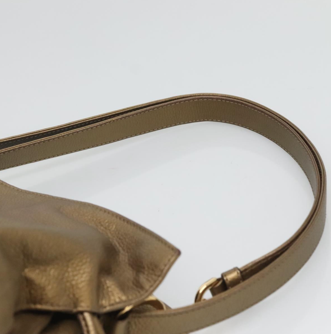 Loewe Flamenco Medium en piel gold