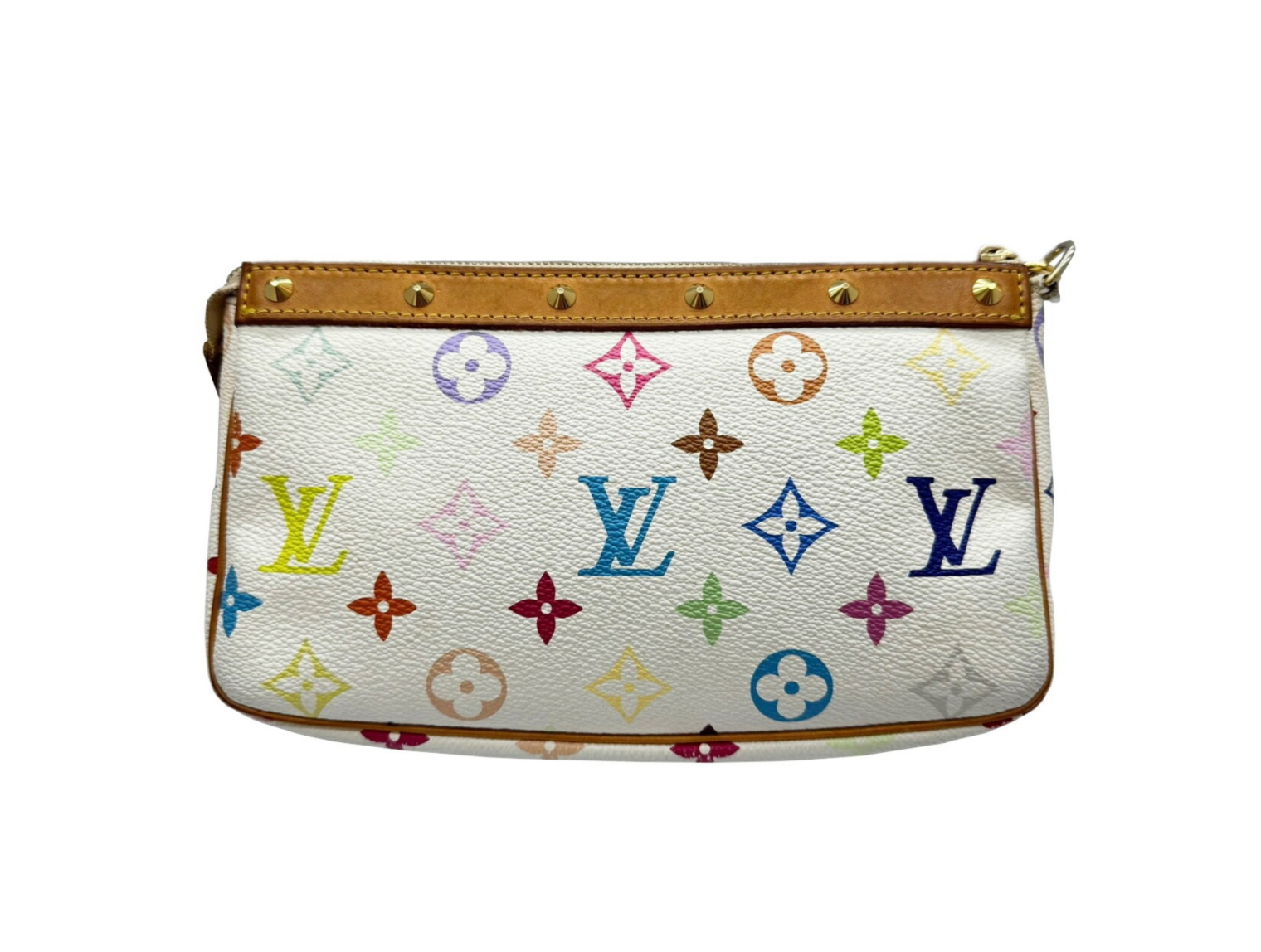 Louis Vuitton Pochette Accessoires Murakami Multicolor blanco