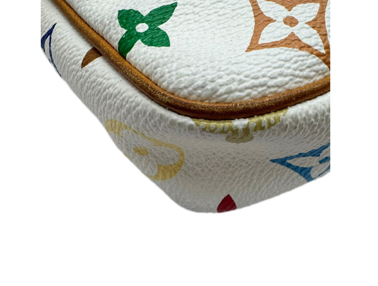 Louis Vuitton Pochette Accessoires Murakami Multicolor blanco