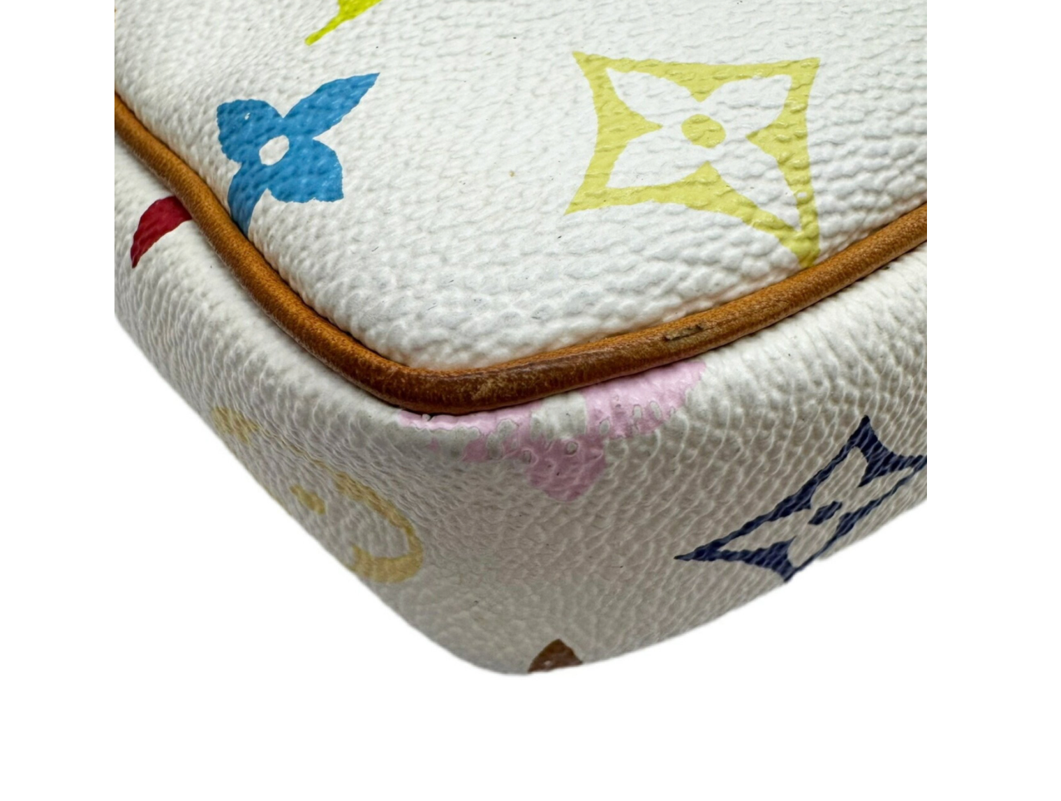 Louis Vuitton Pochette Accessoires Murakami Multicolor blanco