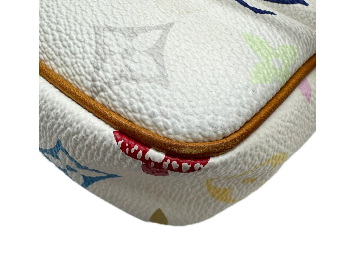 Louis Vuitton Pochette Accessoires Murakami Multicolor blanco