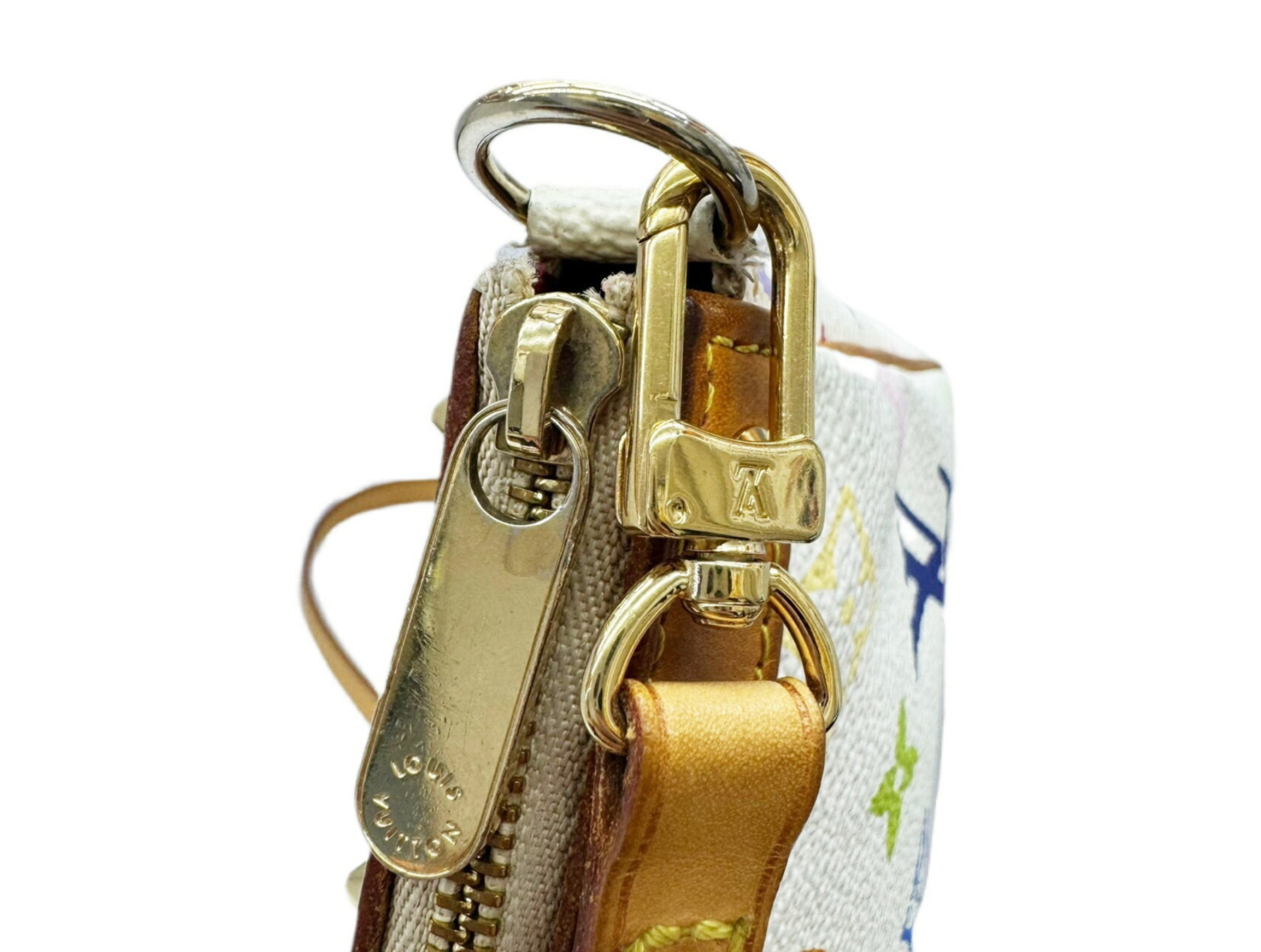 Louis Vuitton Pochette Accessoires Murakami Multicolor blanco