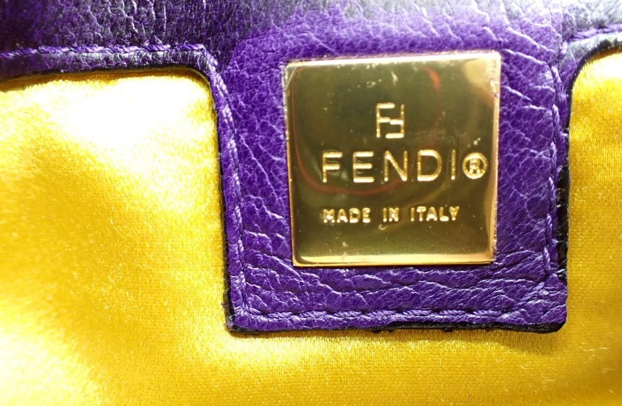 Fendi Baguette en ante morado – Modelo icónico de Sex and the City