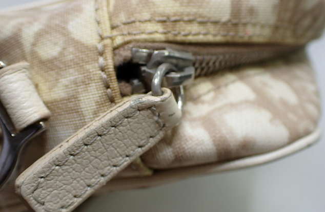 Christian Dior Trotter Beige Floral Embroidery