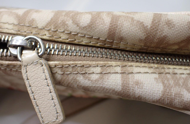 Christian Dior Trotter Beige Floral Embroidery