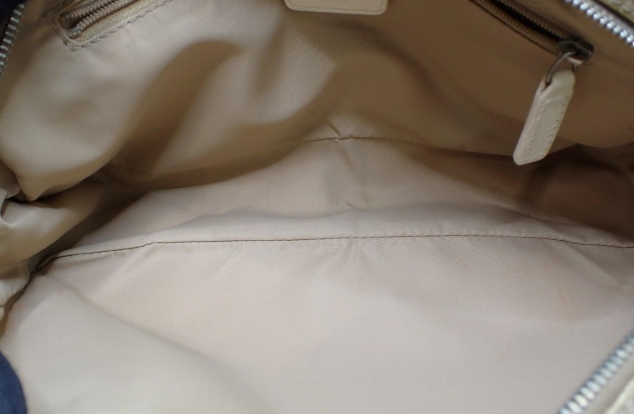 Gucci Bamboo Monogram GG Canvas Beige
