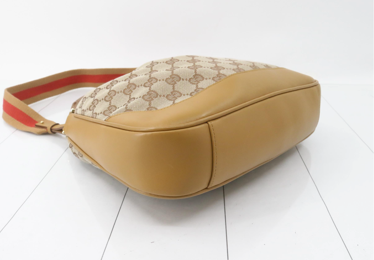 Gucci Bamboo Monogram GG Canvas Beige