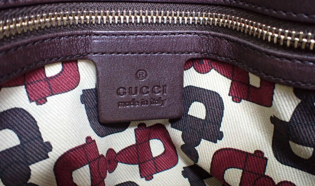 Gucci Pelham Guccissima Marrón Oscuro Piel