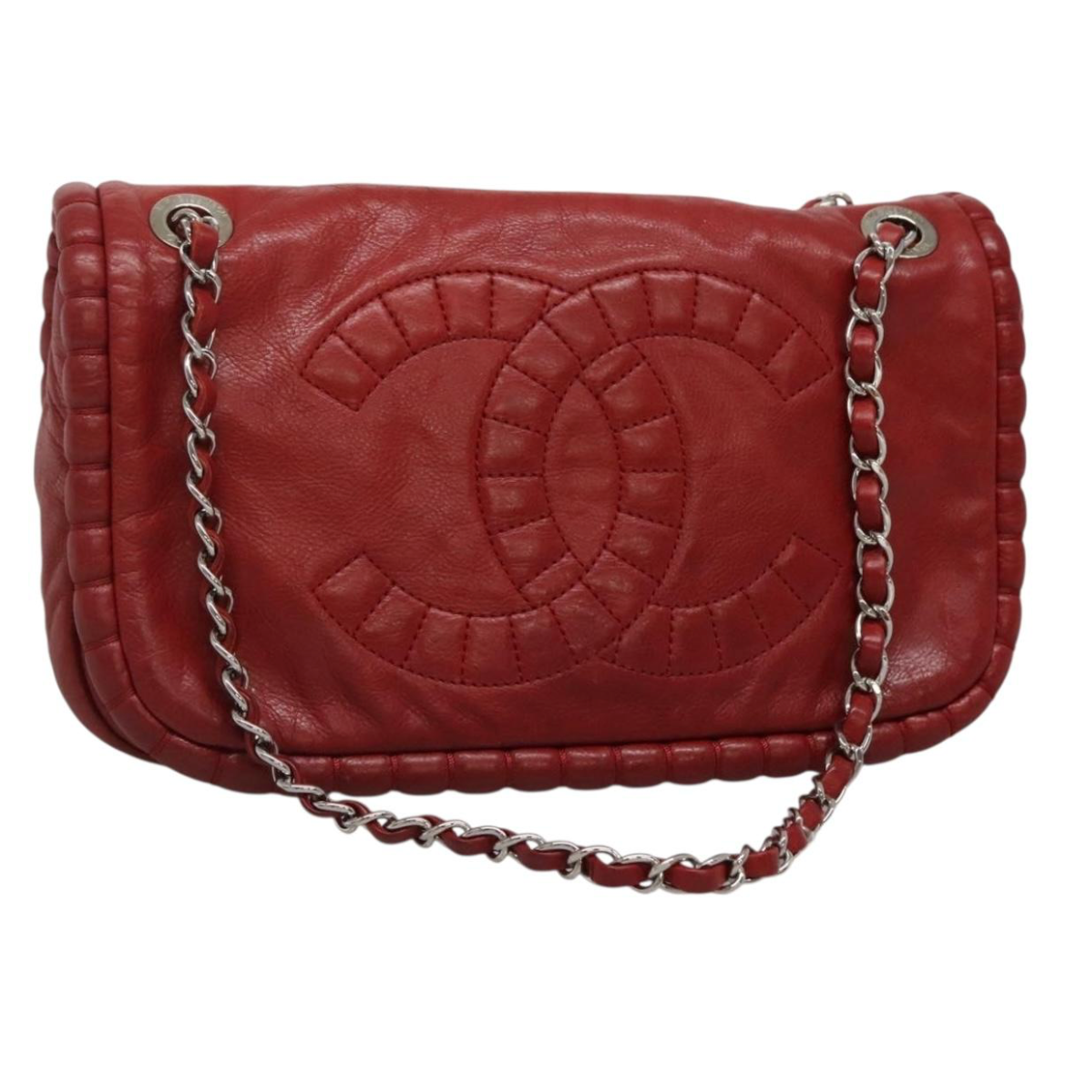 Chanel Hobo Logo CC Rojo