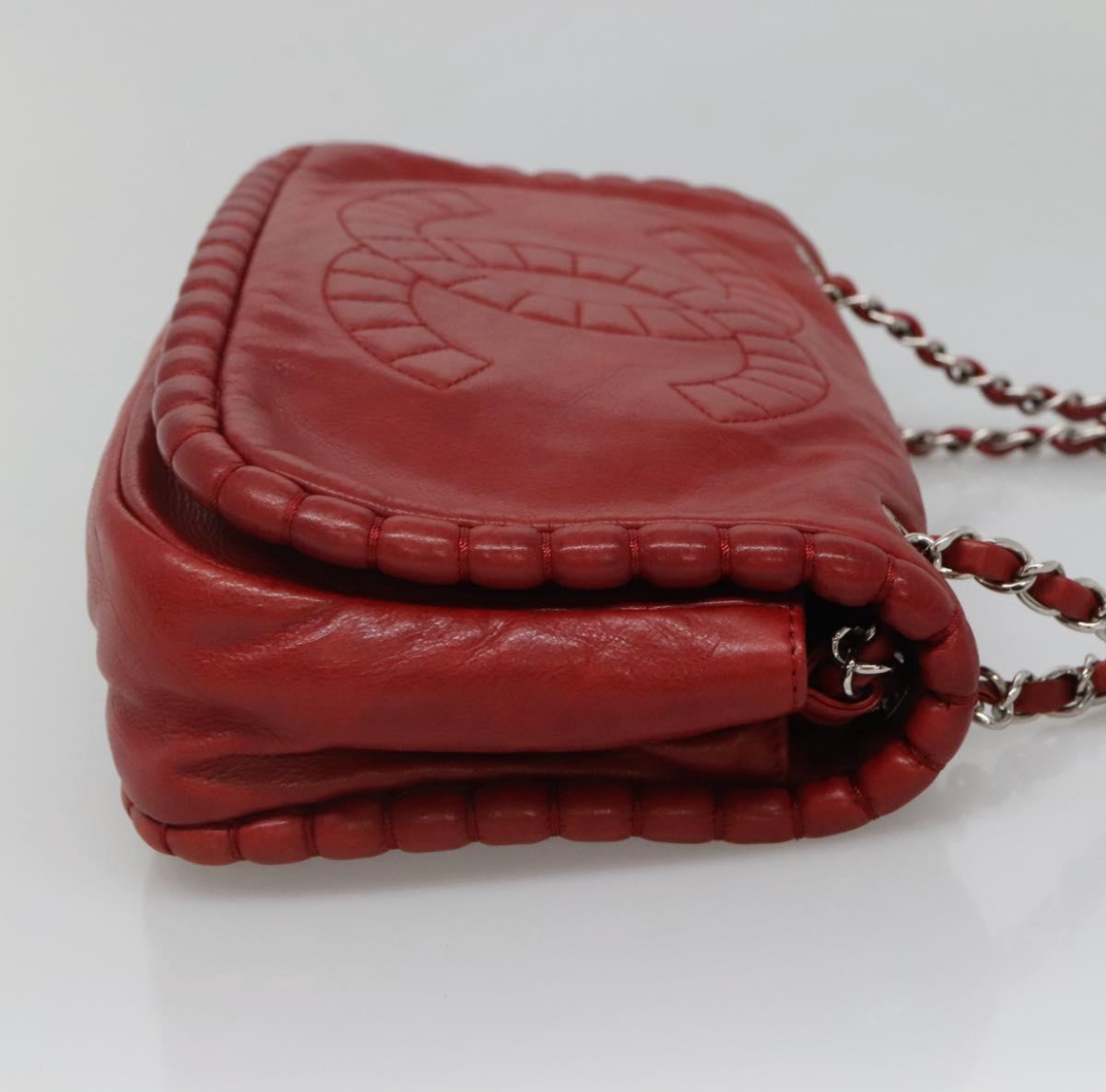 Chanel Hobo Logo CC Rojo