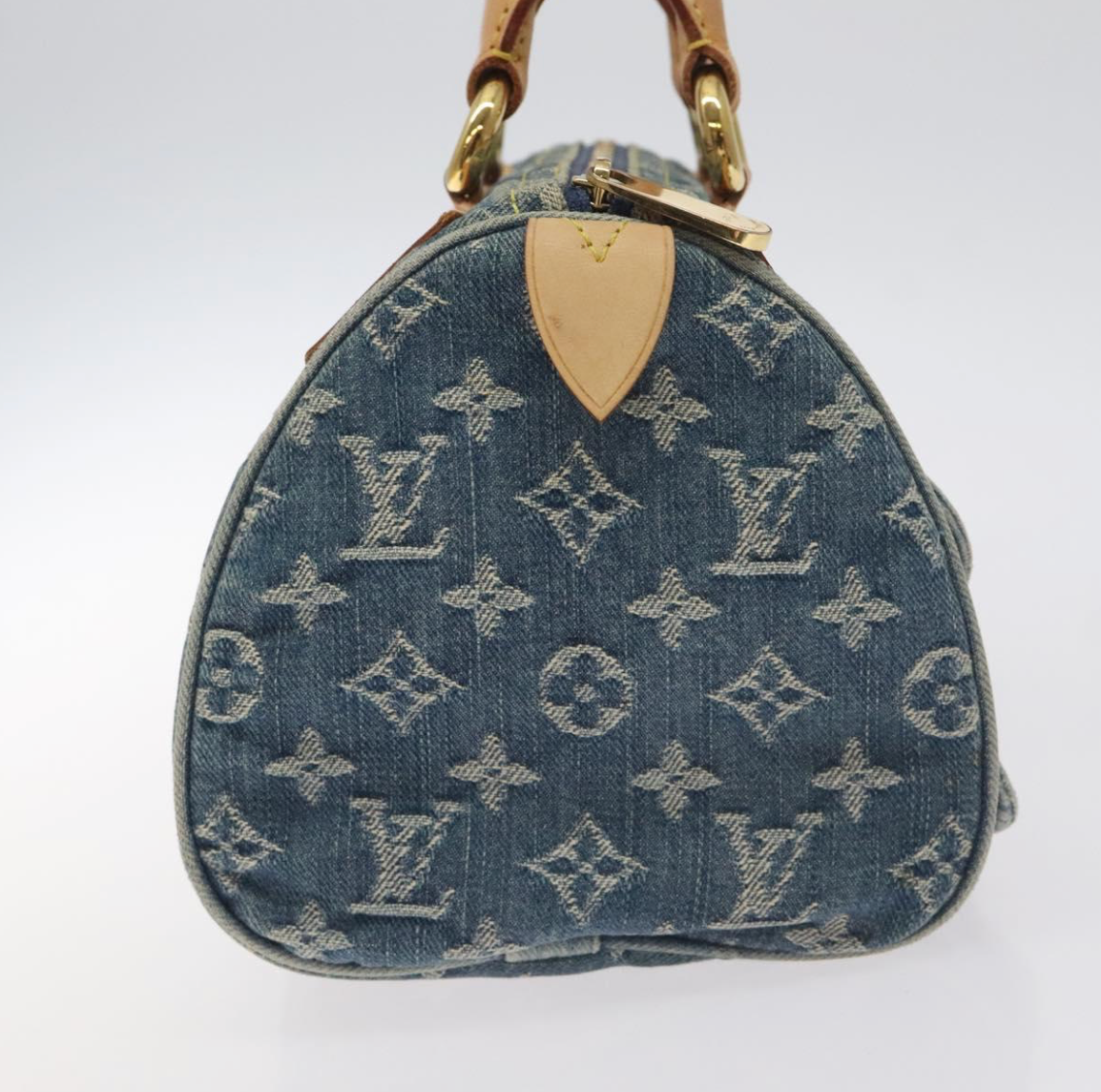 Louis Vuitton Néo Speedy en denim azul