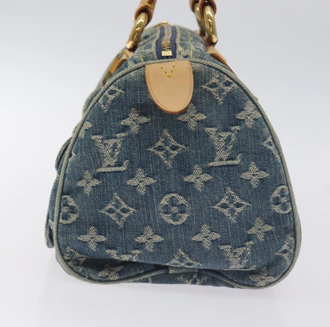 Louis Vuitton Néo Speedy en denim azul
