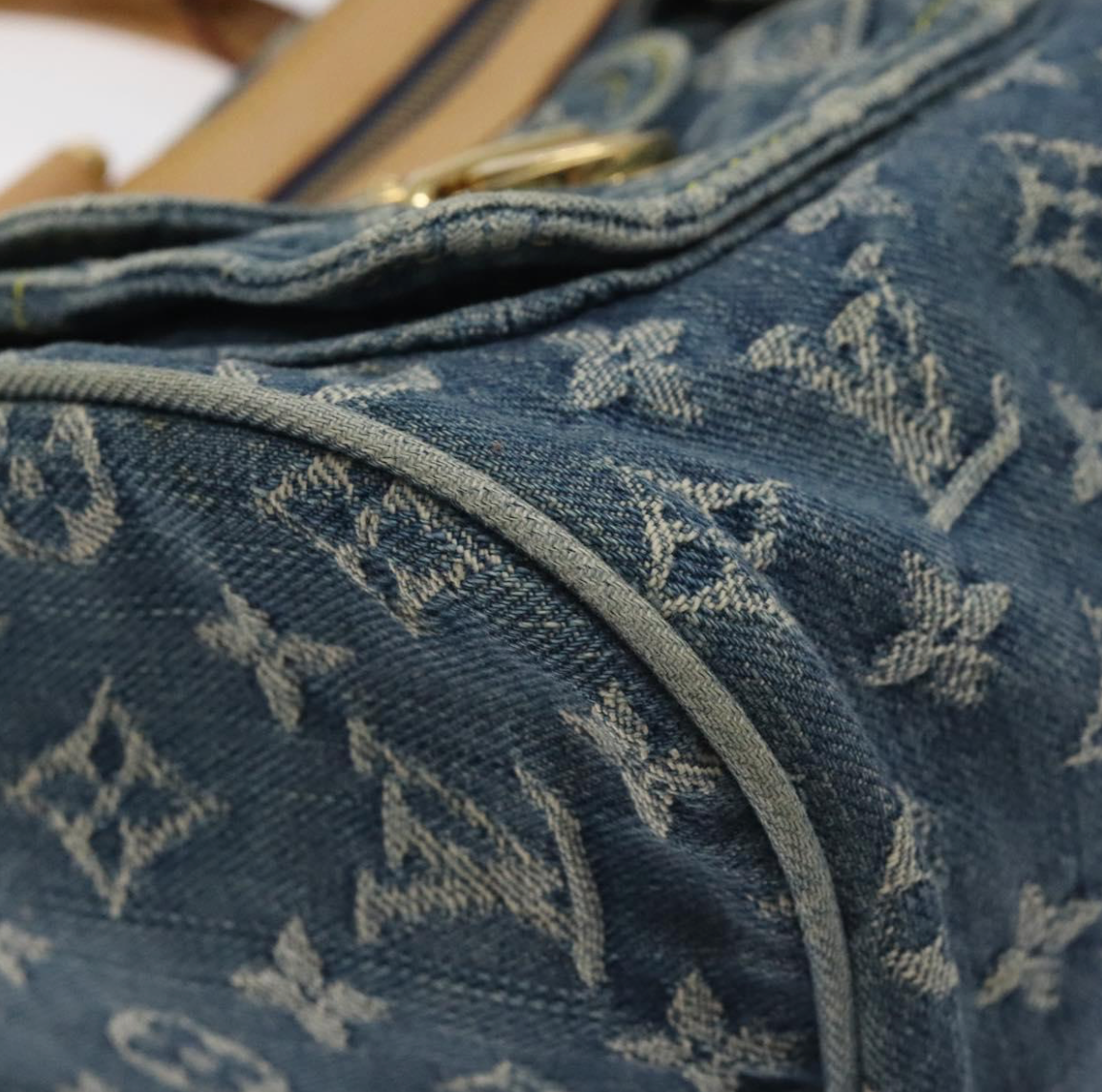 Louis Vuitton Néo Speedy en denim azul