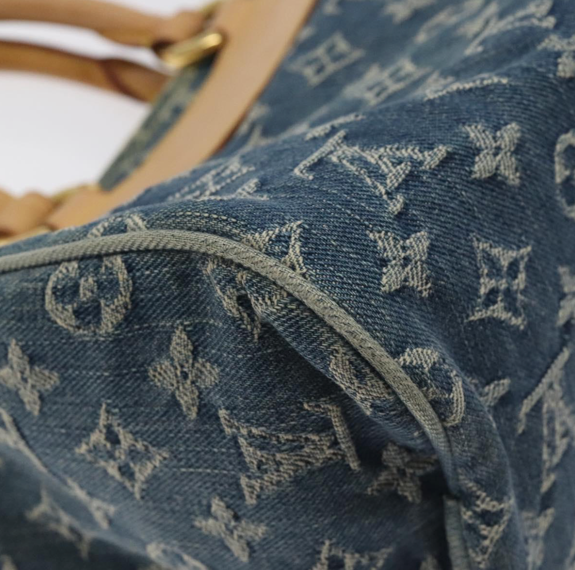 Louis Vuitton Néo Speedy en denim azul