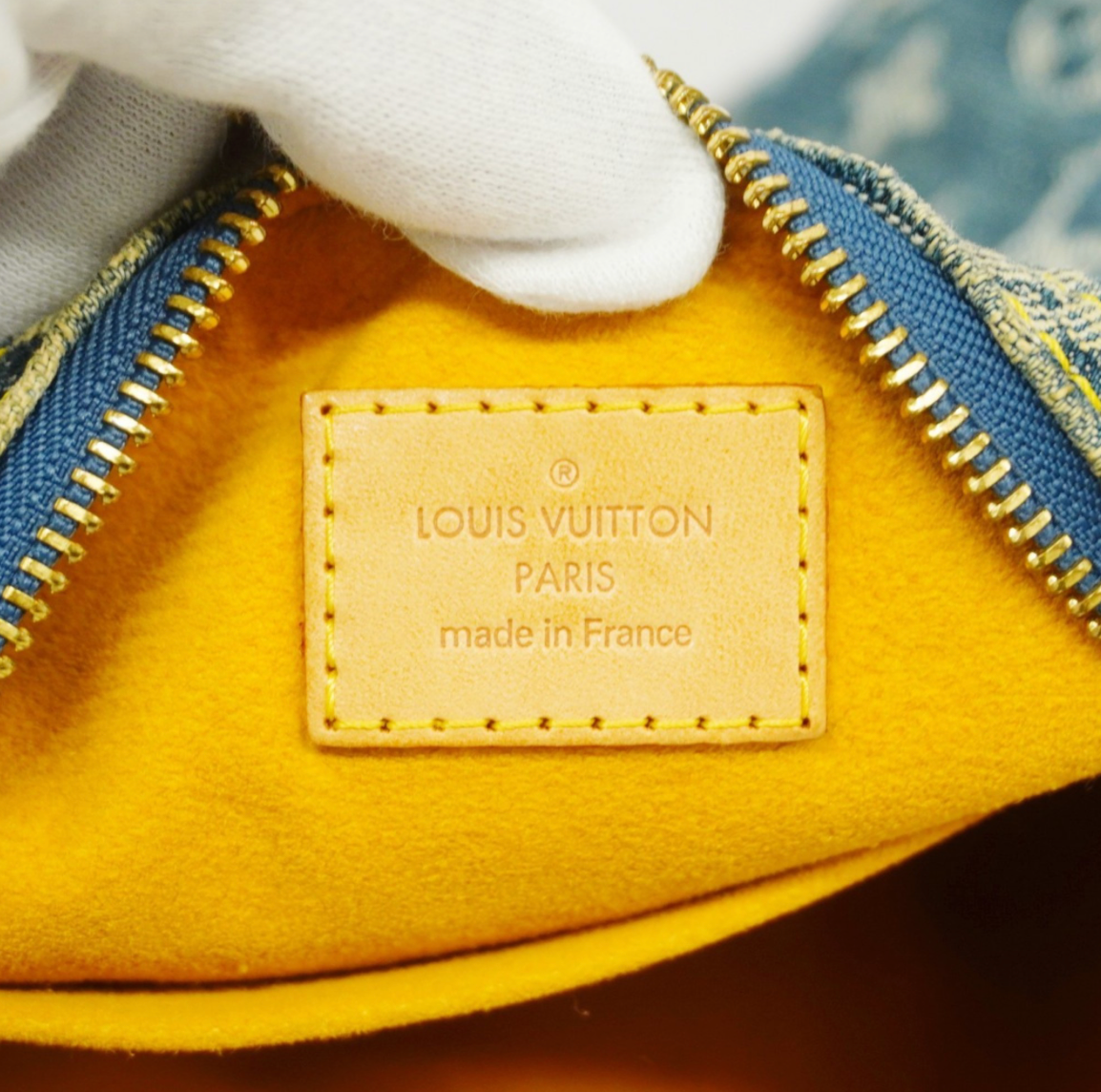 Louis Vuitton Baggy en Denim Azul