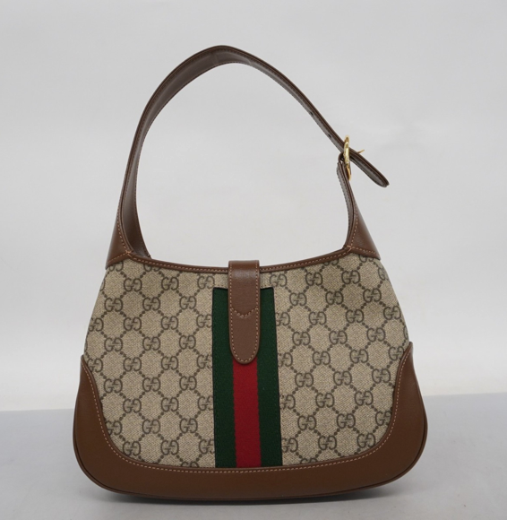 Gucci Jackie 1961 mediano marrón en canvas GG