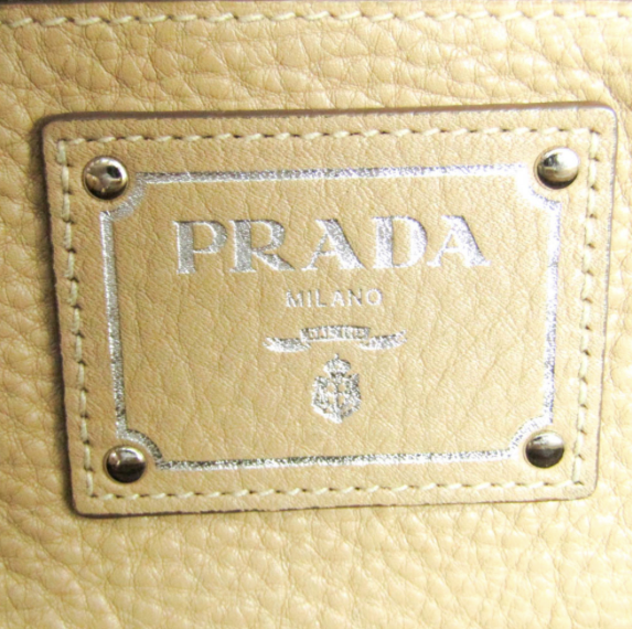 Prada Tote Bag – Piel Beige con Bandolera