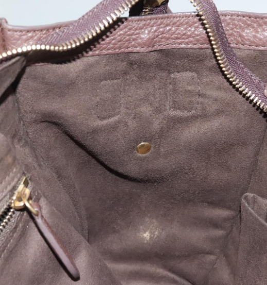 Céline Luggage Shopper Pequeño en Piel Marrón