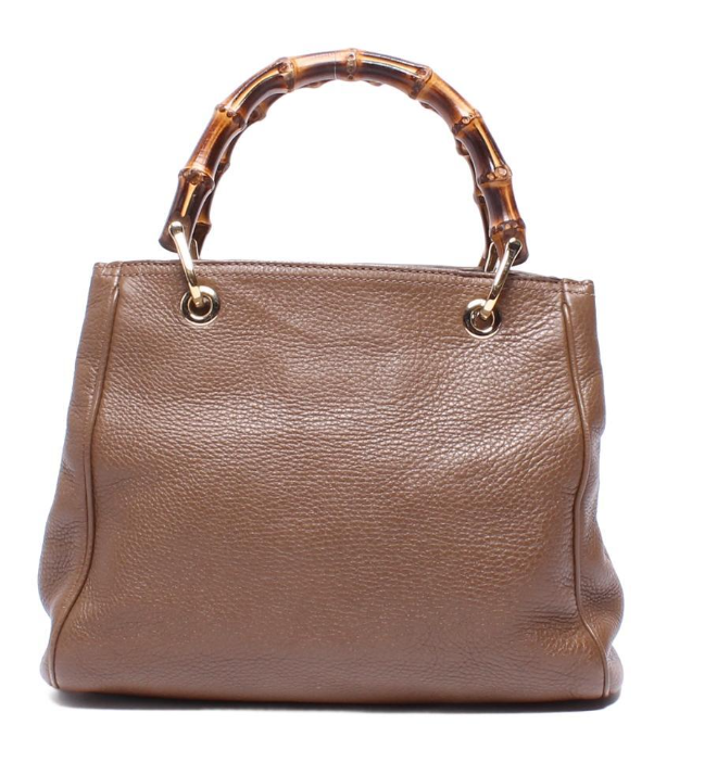 GUCCI Bamboo en piel marrón pequeño (con bandolera)