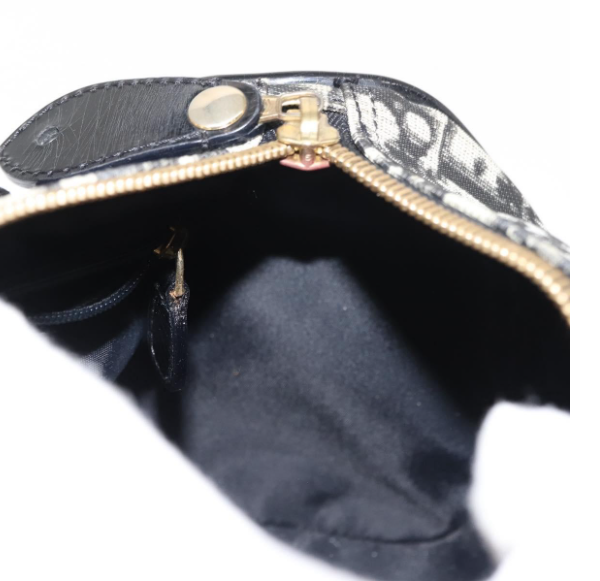 CHRISTIAN DIOR Vintage mini Trotter Bowling Boston Bag en canvas