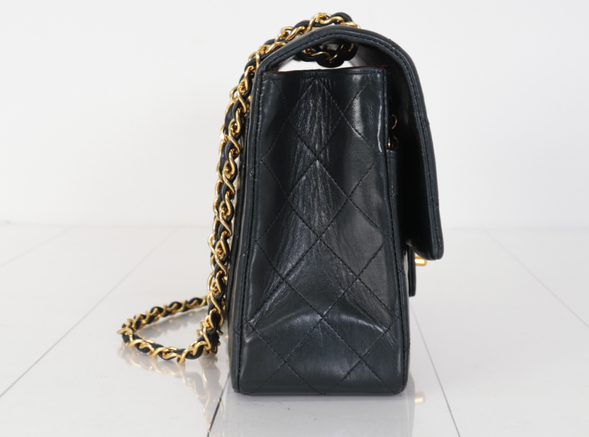 Chanel Timeless Single Flap Vintage con cartera