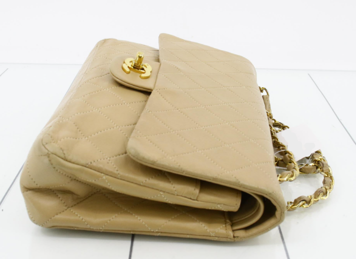 Chanel Timeless Classic Double Flap 25 Beige serie 0