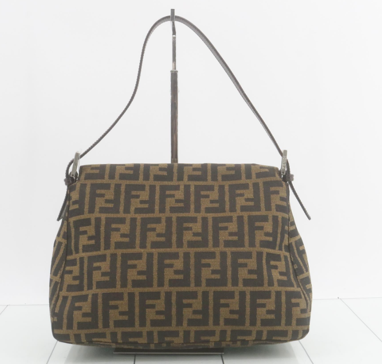 Fendi Mamma Baguette Zucca Canvas Marrón – Iconic FF