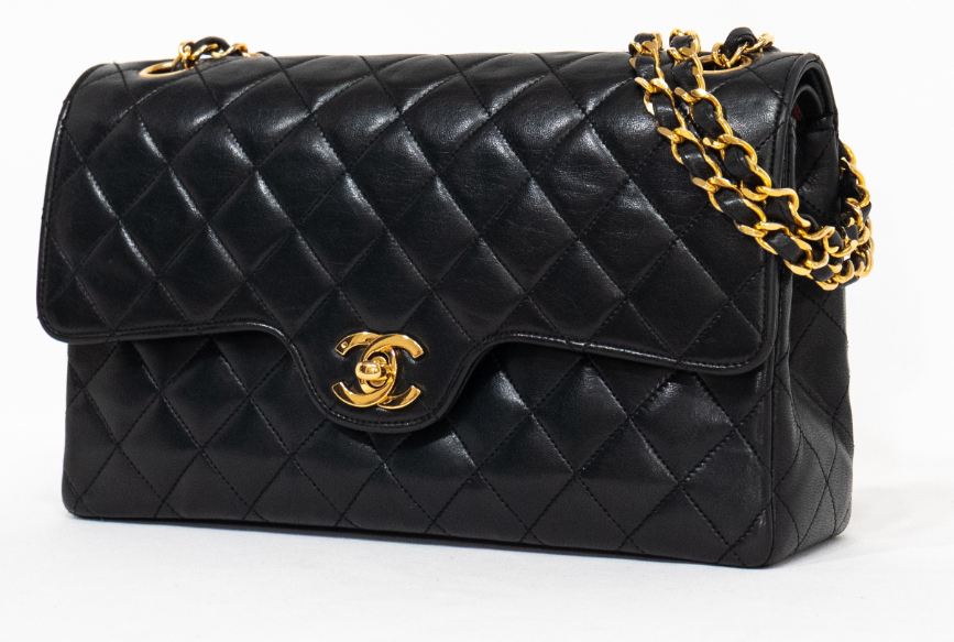 Chanel Timeless 25 Negro Classic Double Flap