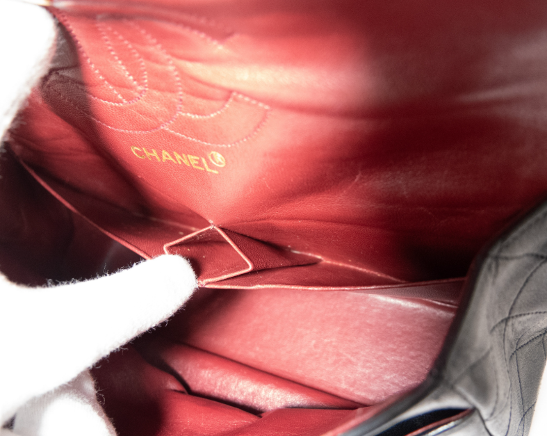 Chanel Timeless 25 Negro Classic Double Flap