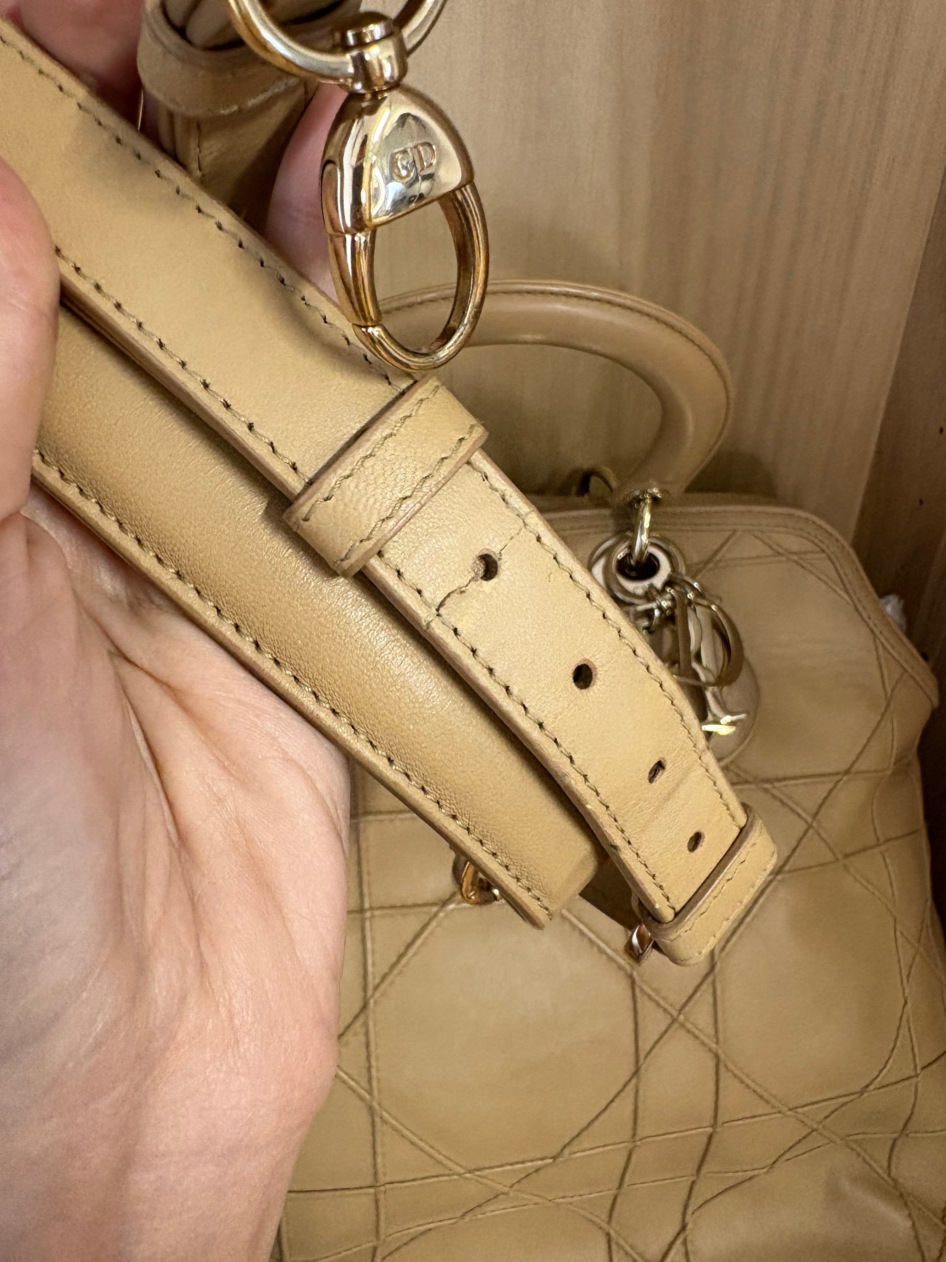 Dior Granville large tote beige camel bandolera