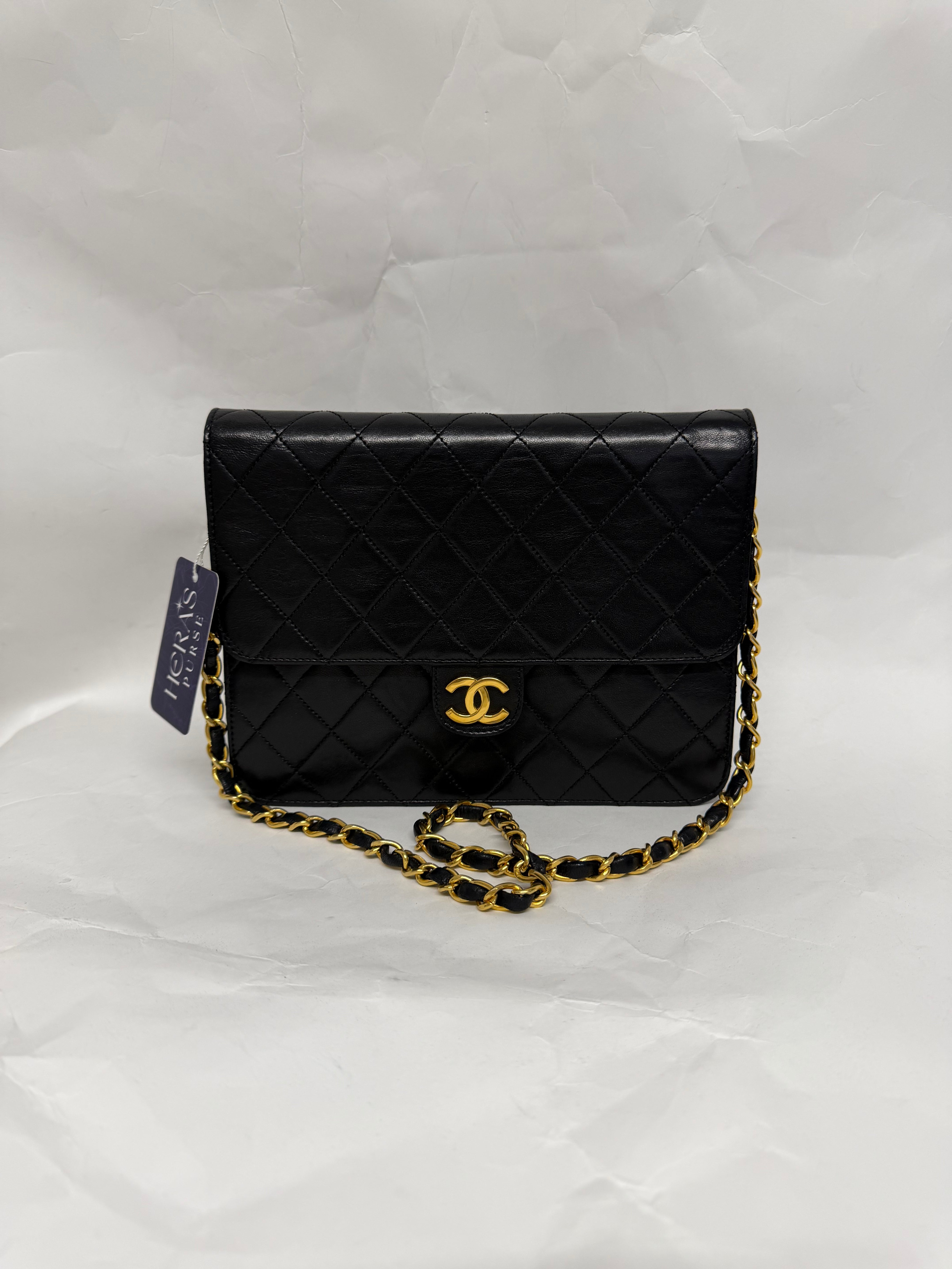 Chanel Push-Lock Lambskin Chain Shoulder Bag | Serie 4