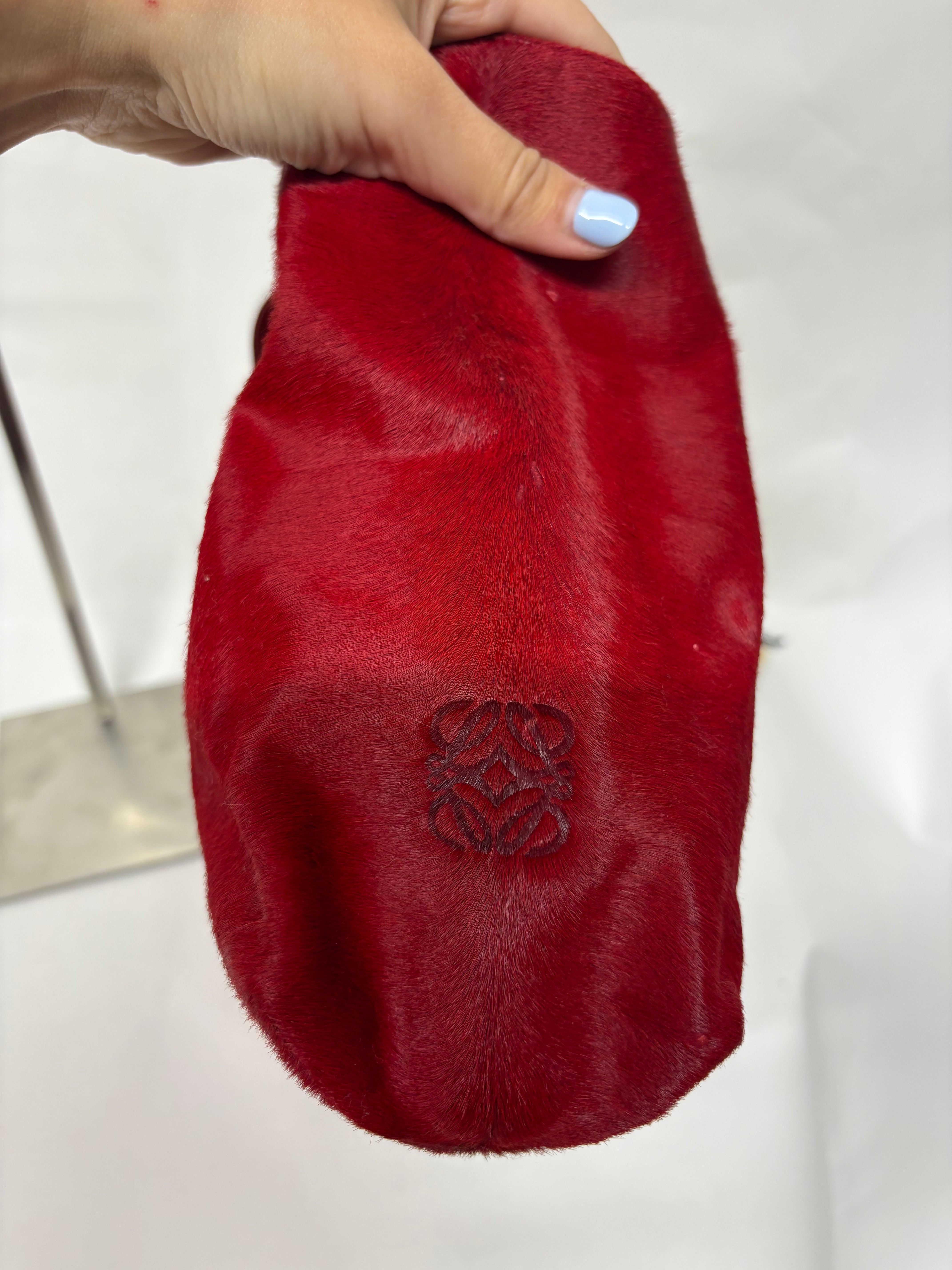 Loewe Vintage Piel de Potro Roja Anagram Original