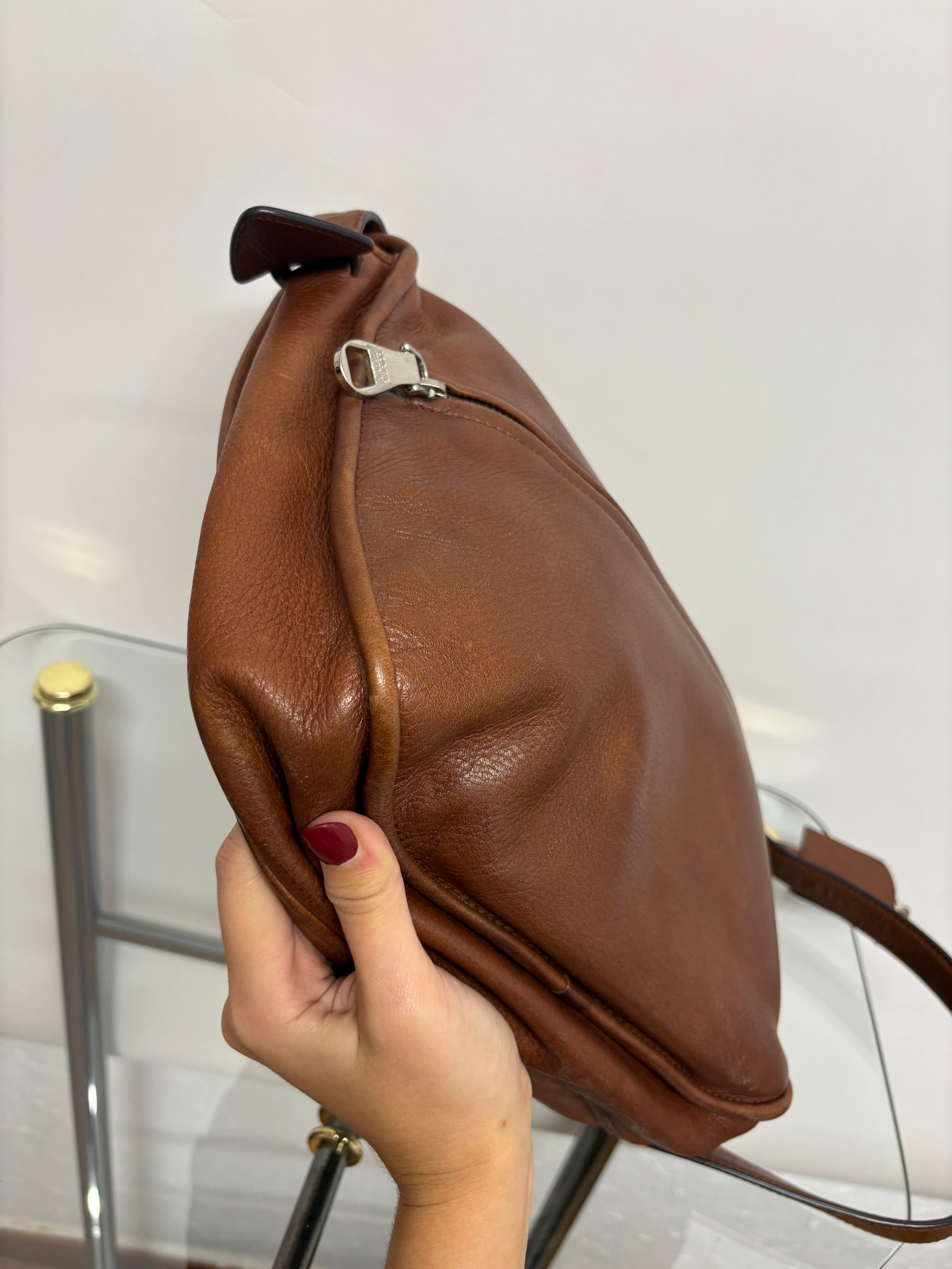 Loewe Heritage Bandolera Grande Piel Marrón · Vintage