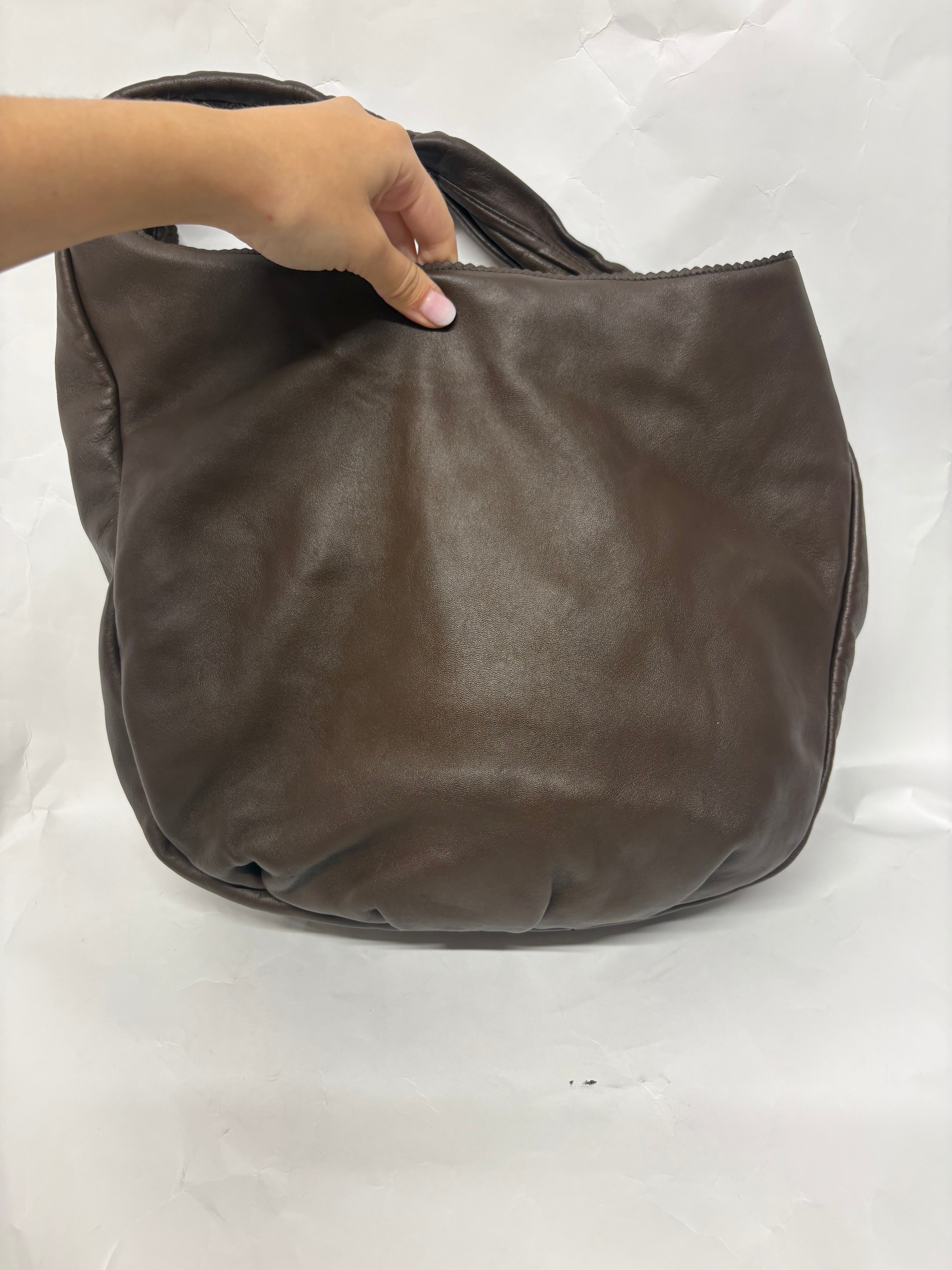 Loewe hobo vintage marron con cartera incluida