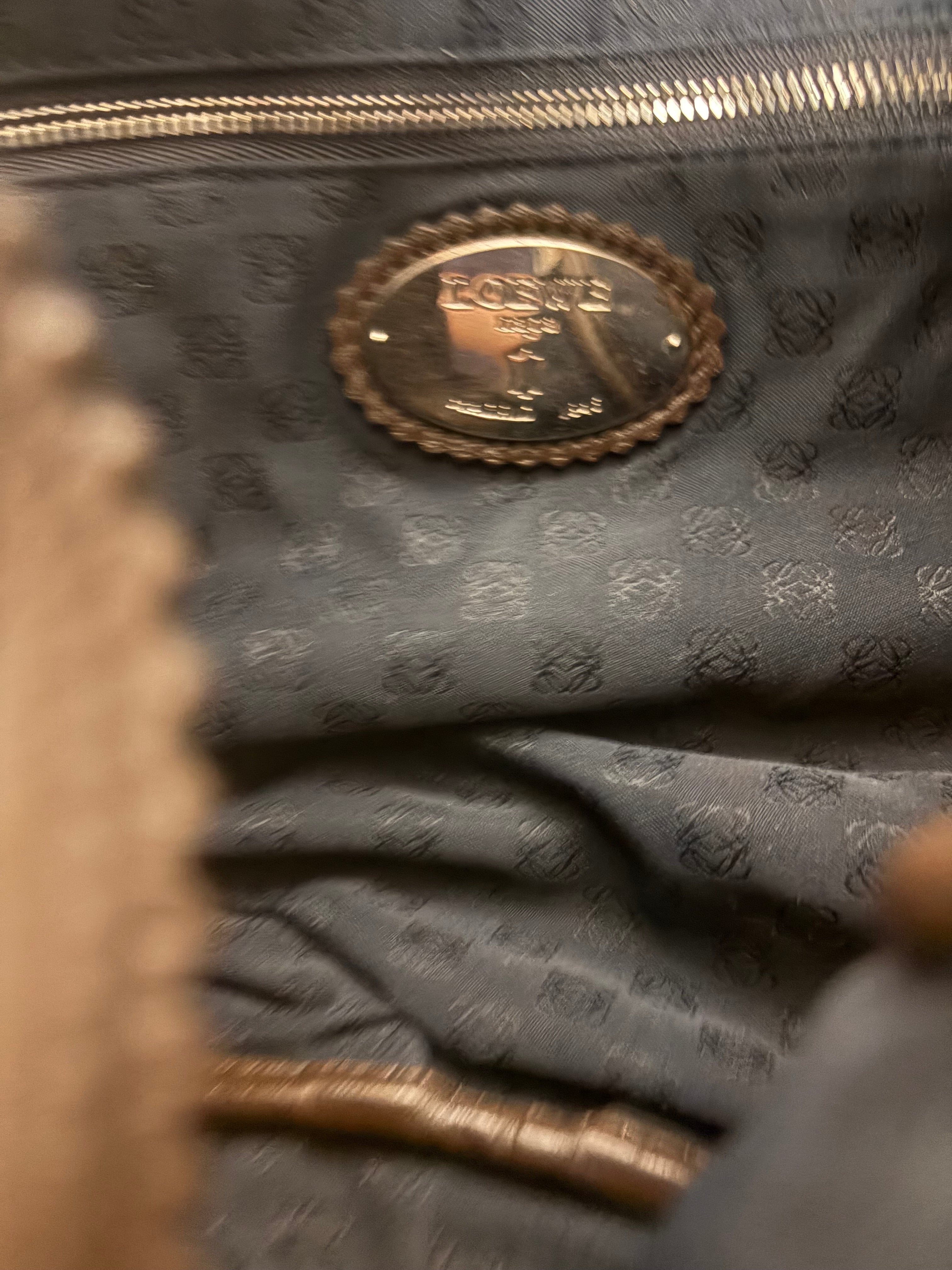 Loewe hobo vintage marron con cartera incluida