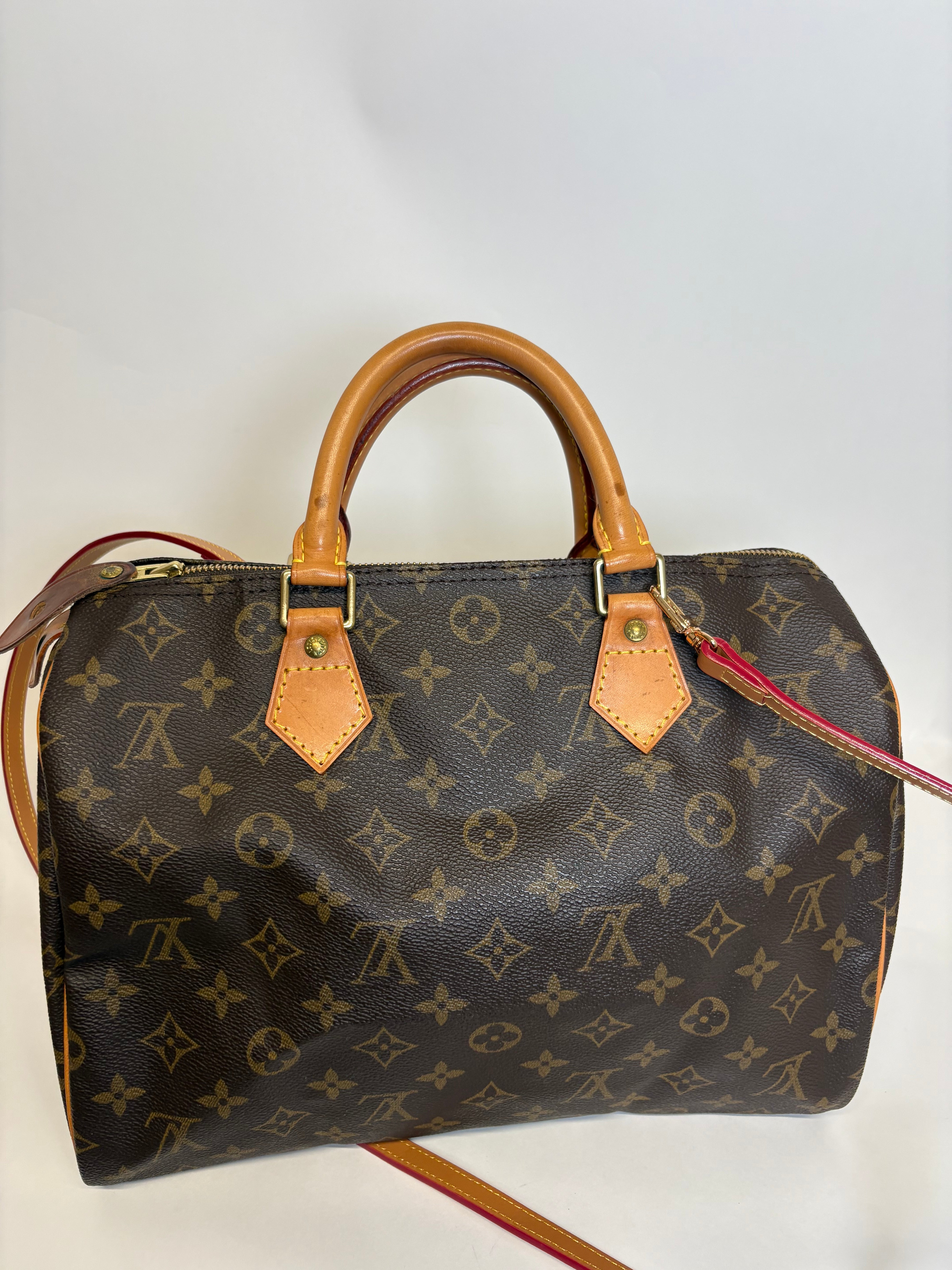 Speedy 30 canvas monogram con bandolera extra