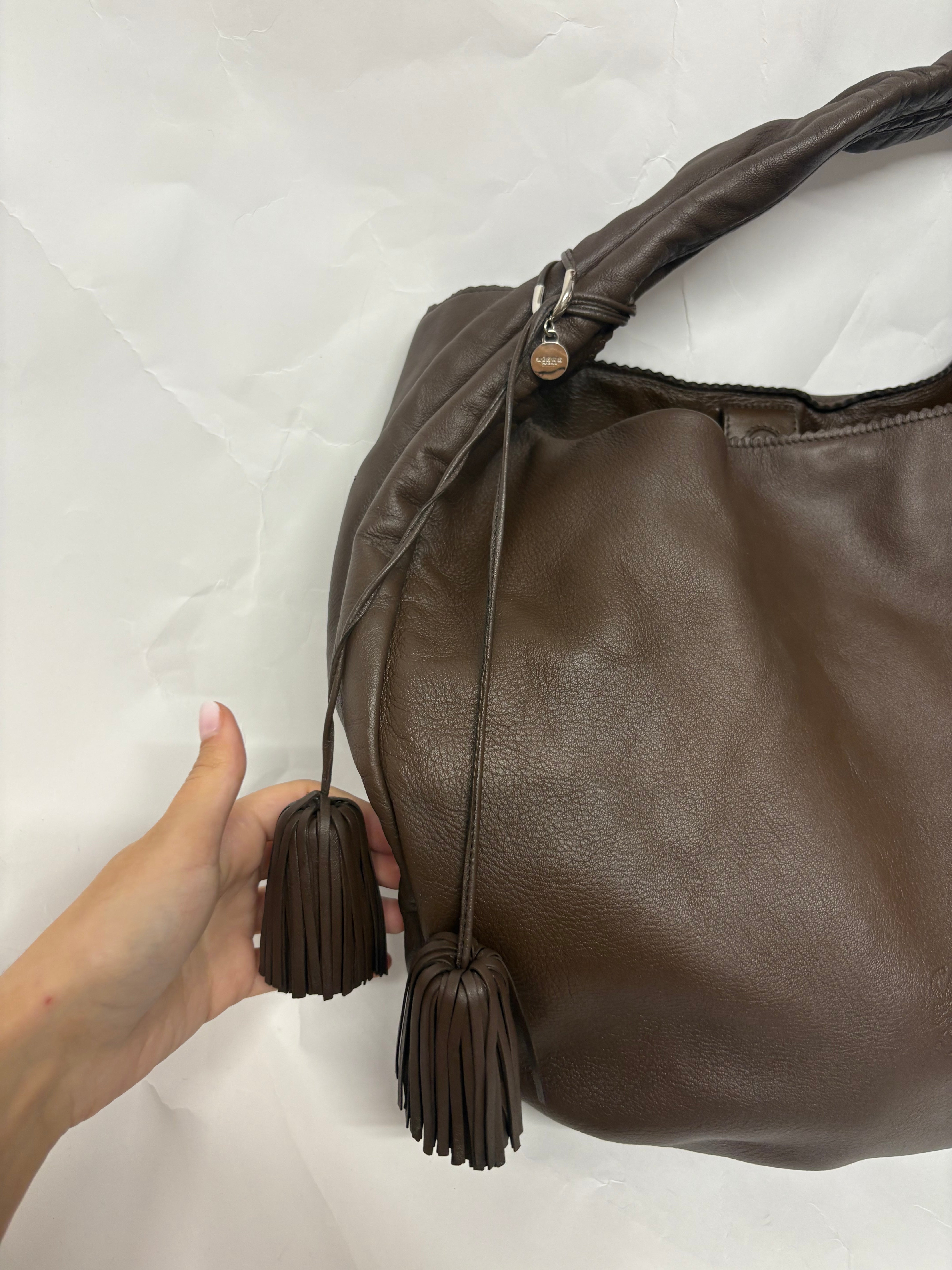 Loewe hobo vintage marron con cartera incluida